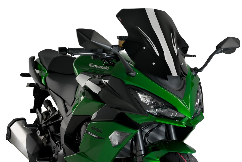 PUIG 20471N Racingscheibe  passend fuer KAWASAKI Z1000SX Schwarz