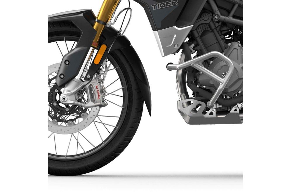 PUIG 20477N Verlängerung des vorderen Schutzblechs  passend fuer TRIUMPH TIGER 900 RALLY Schwarz