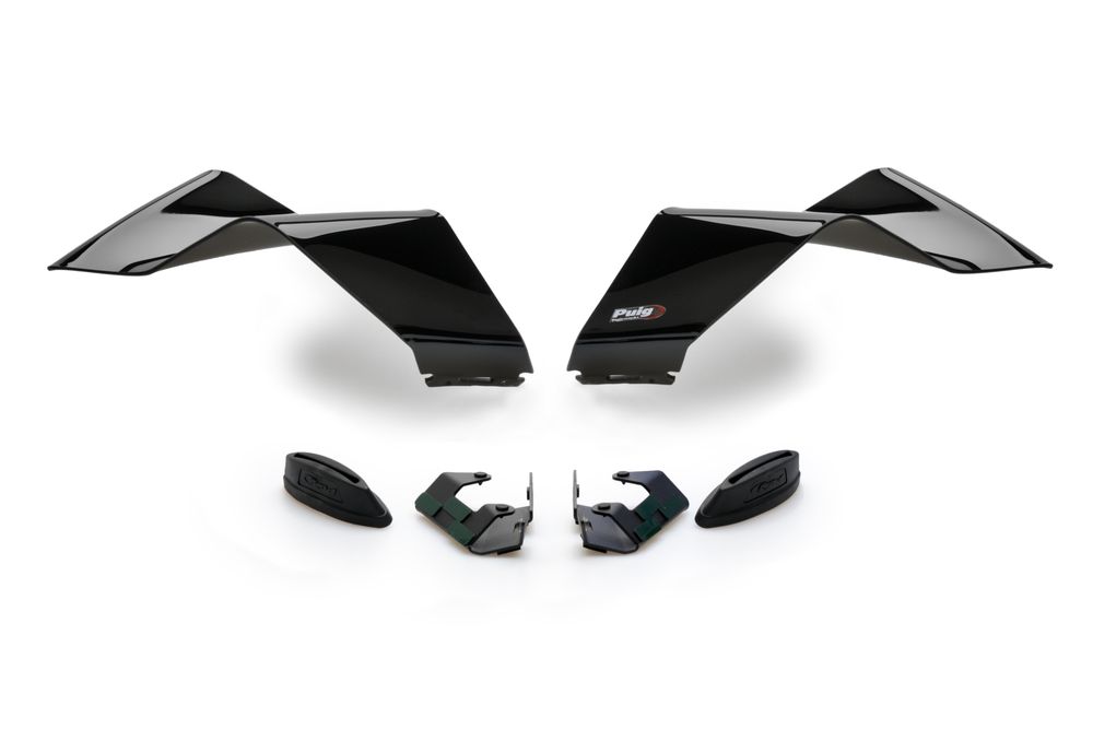 PUIG 20523N Frontspoiler GP  passend fuer YAMAHA YZF-R1M Schwarz