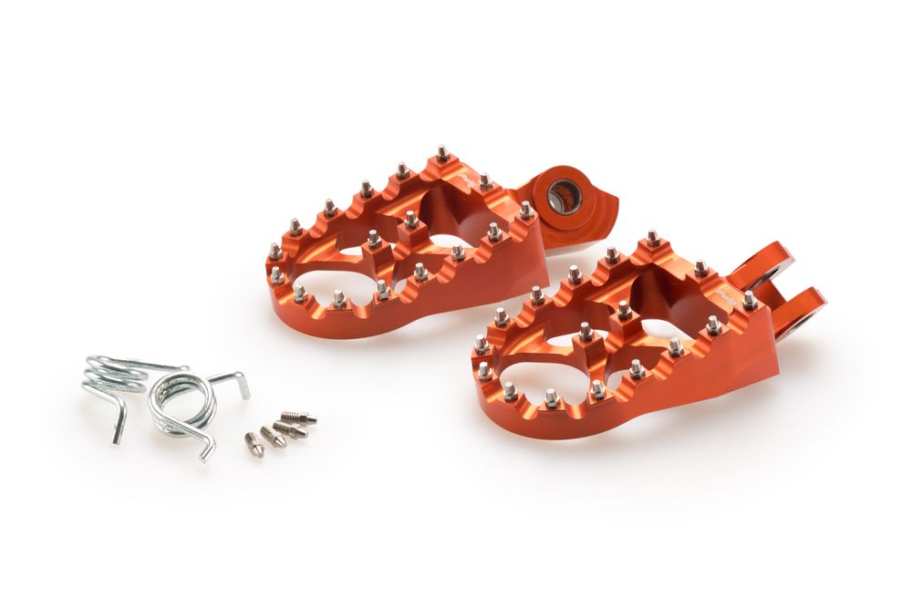 PUIG 20534T Fussrasten Off-Road  passend fuer SUZUKI RMZ250 Orange