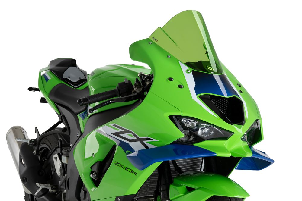PUIG 20541V Z-Racing Scheibe  passend fuer KAWASAKI ZX-10R Grün