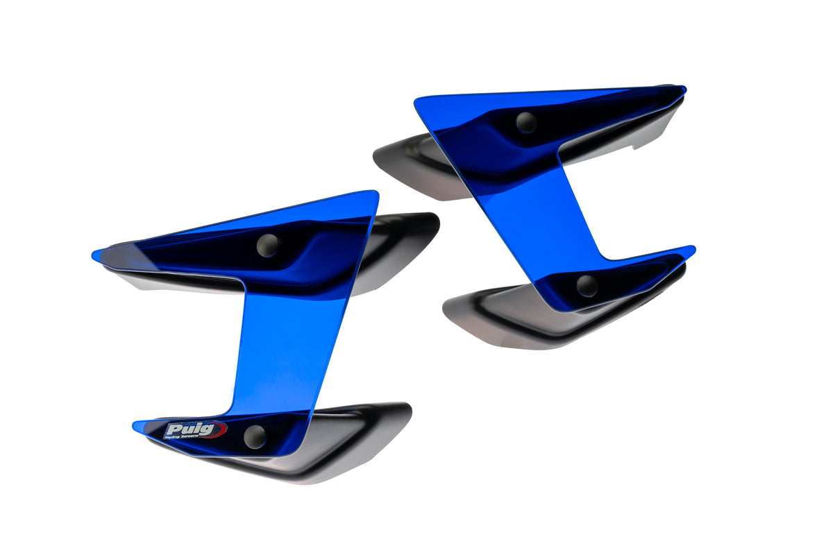 PUIG 20621A Naked Side  Spoiler  passend fuer YAMAHA MT-07 Blau