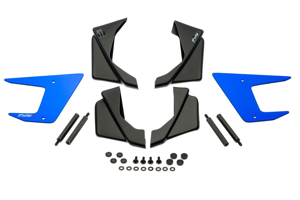 PUIG 20621A Naked Side  Spoiler  passend fuer YAMAHA MT-07 Blau