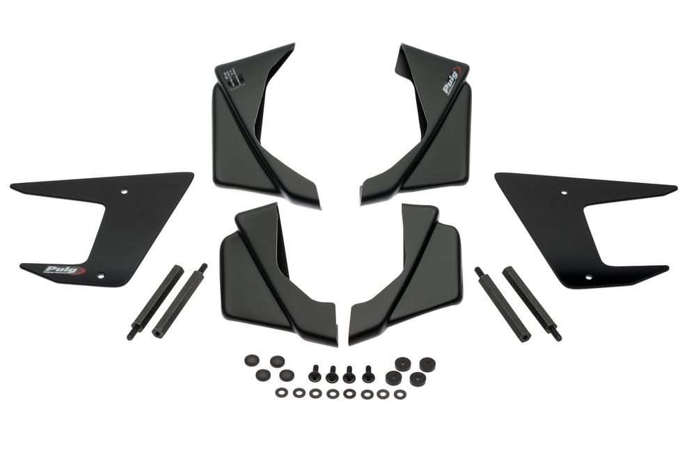 PUIG 20621N Naked Side  Spoiler  passend fuer YAMAHA MT-07 Schwarz