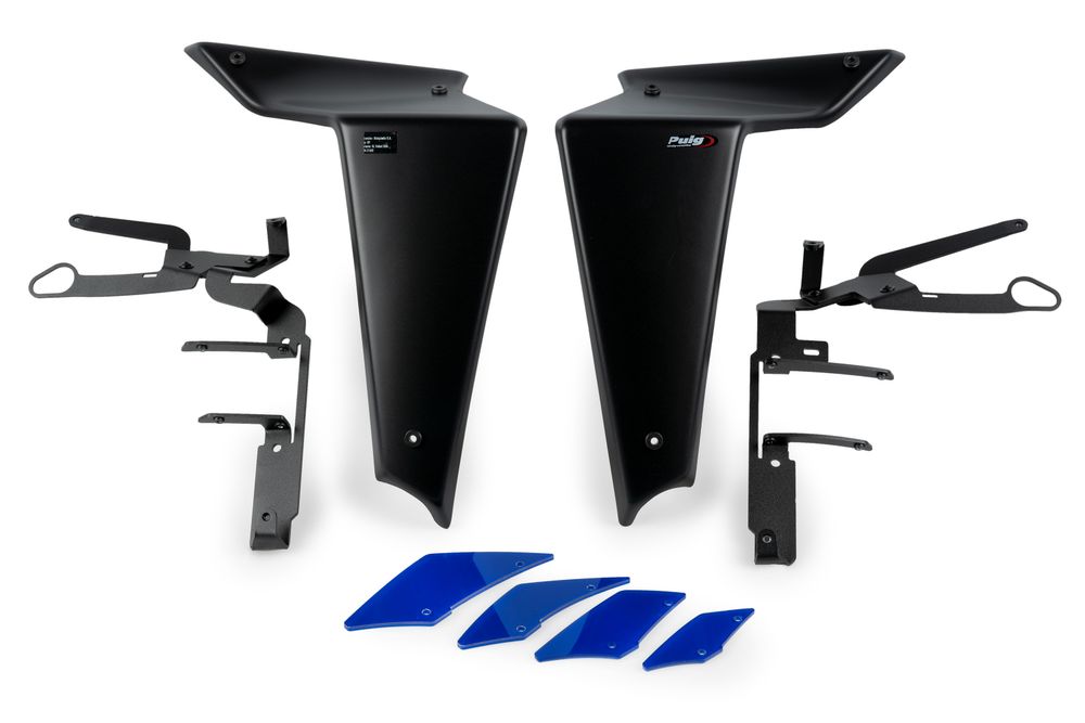 PUIG 20647A Naked Side Downforce Spoiler  passend fuer YAMAHA MT-09 Blau