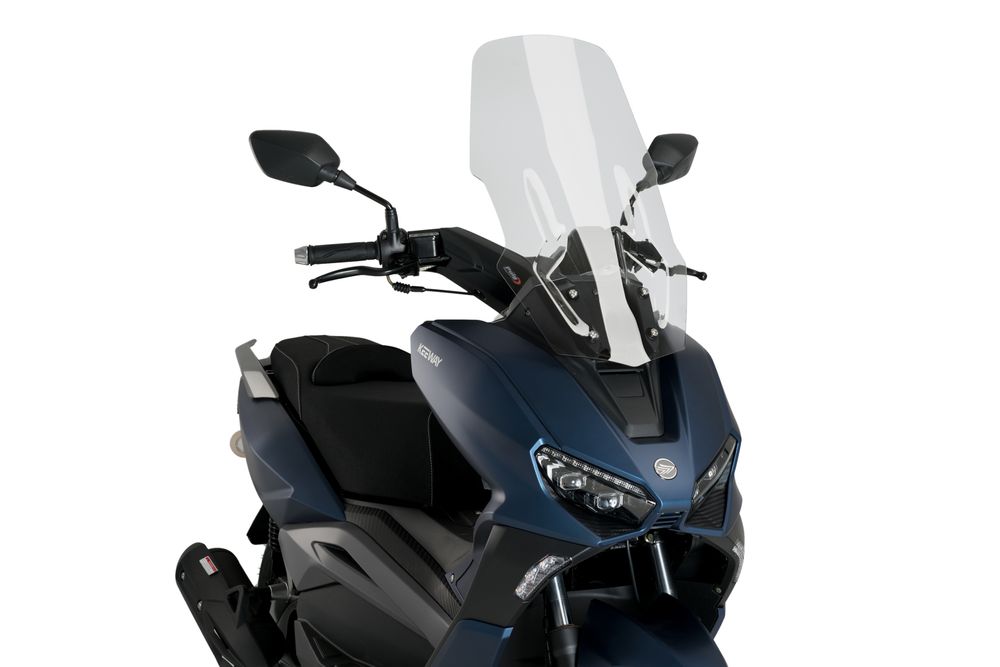 PUIG 20713W Windschutzscheibe V-Tech Line Touring  passend fuer KEEWAY VIESTE 125 ie 4T Transparent