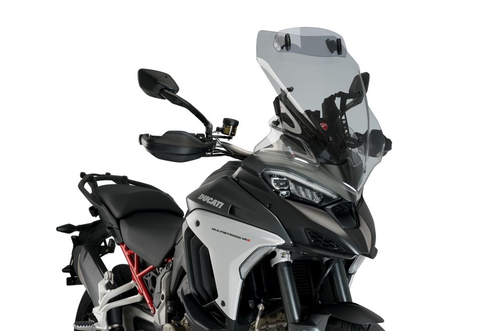PUIG 20733H Tourenscheibe mit Spoilerscheibe  passend fuer DUCATI MULTISTRADA V4 PIKES PEAK Getönt