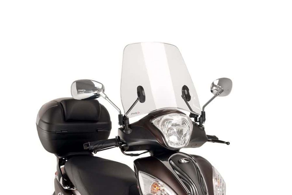 PUIG 9502W Rollerscheibe Urban  passend fuer KYMCO FILLY 125 Transparent