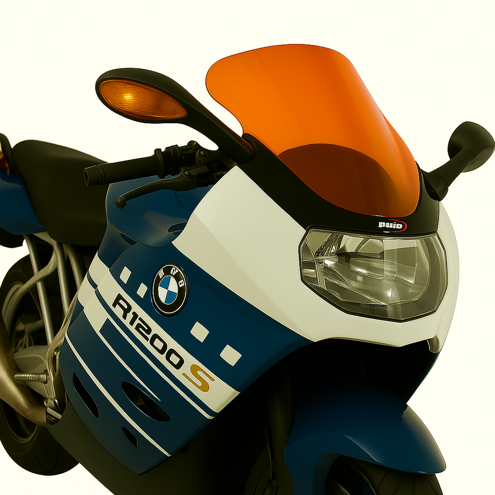 PUIG 2087T Tourenscheibe  passend fuer KAWASAKI Z750S Orange