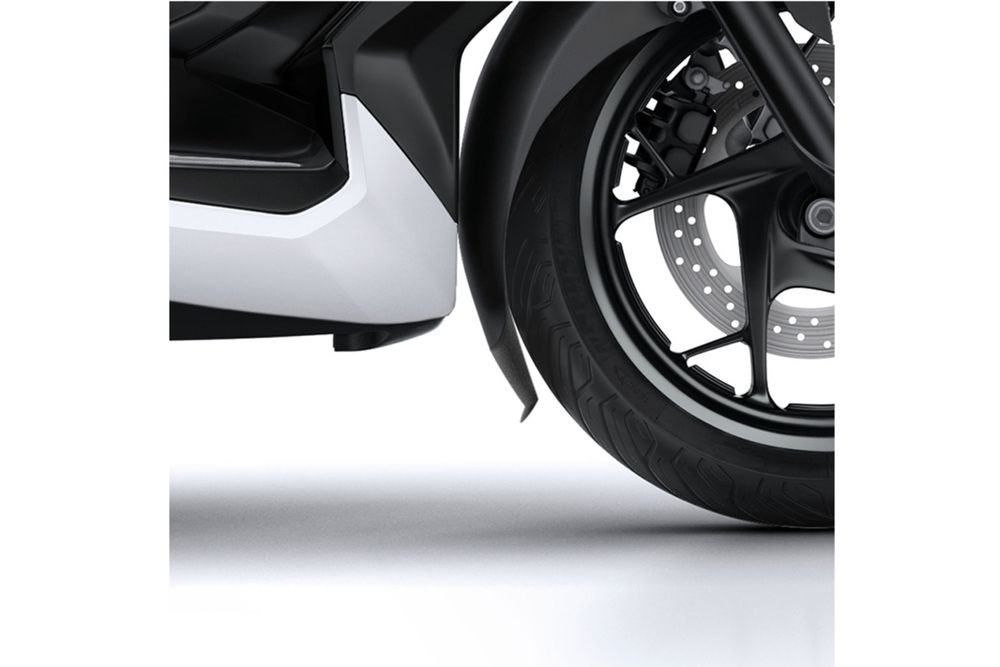 PUIG 3664N Verlängerung des vorderen Schutzblechs  passend fuer YAMAHA X-MAX 400 Schwarz