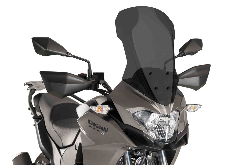 PUIG 9710F Tourenscheibe  passend fuer KAWASAKI VERSYS-X 300 Stark getönt