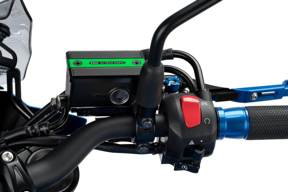 PUIG 9270V Vorderer Bremsflüssigkeitsbehälterdeckel  passend fuer SUZUKI SV650S Grün