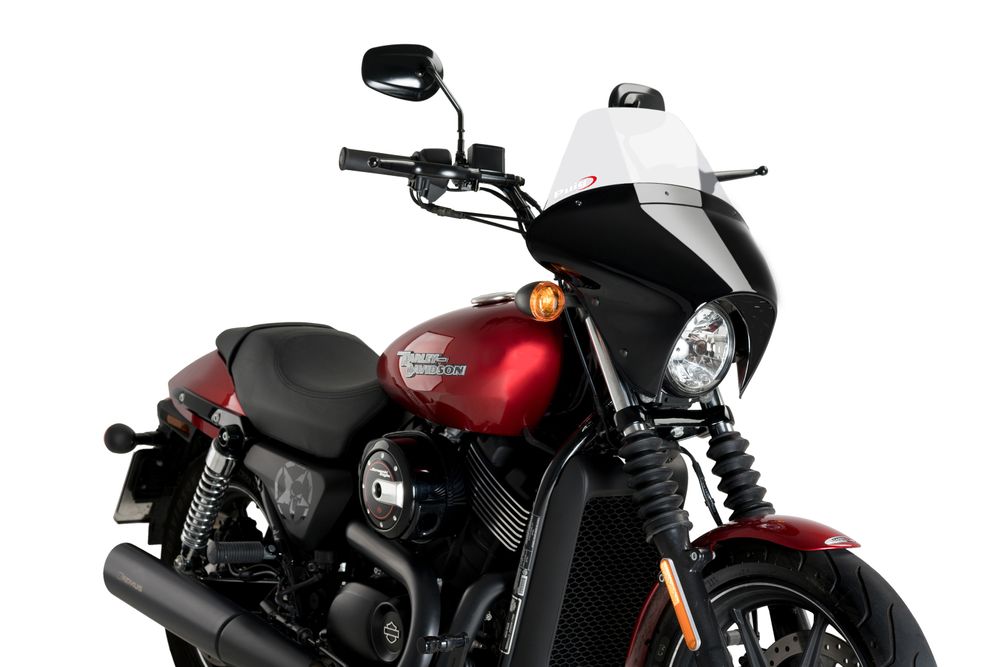 PUIG 21058W Touring Batwing SML  passend fuer HARLEY DAVIDSON STREET 750 XG750 Transparent