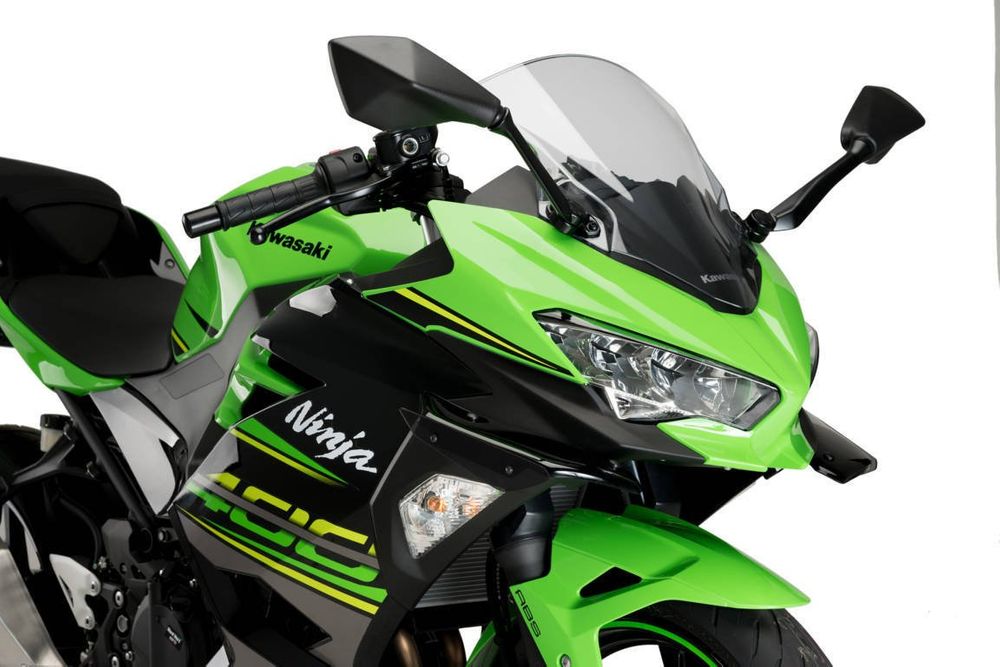 PUIG 3172N Sport Side Spoiler  passend fuer KAWASAKI NINJA 400 Schwarz