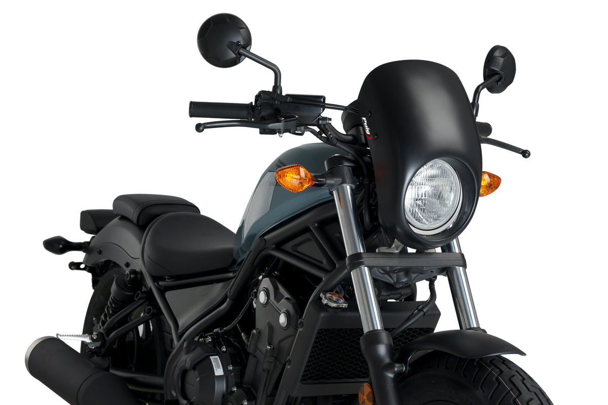 PUIG 21086J Anarchy  passend fuer HONDA CMX 500 REBEL Mattschwarz