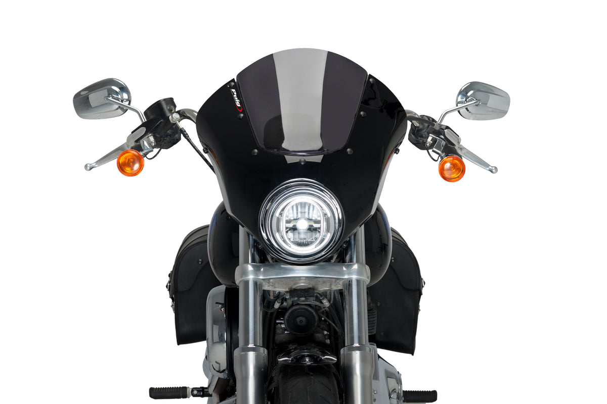 PUIG 21096F Dark Night  passend fuer HARLEY DAVIDSON SOFTAIL LOW RIDER FXLR Stark getönt