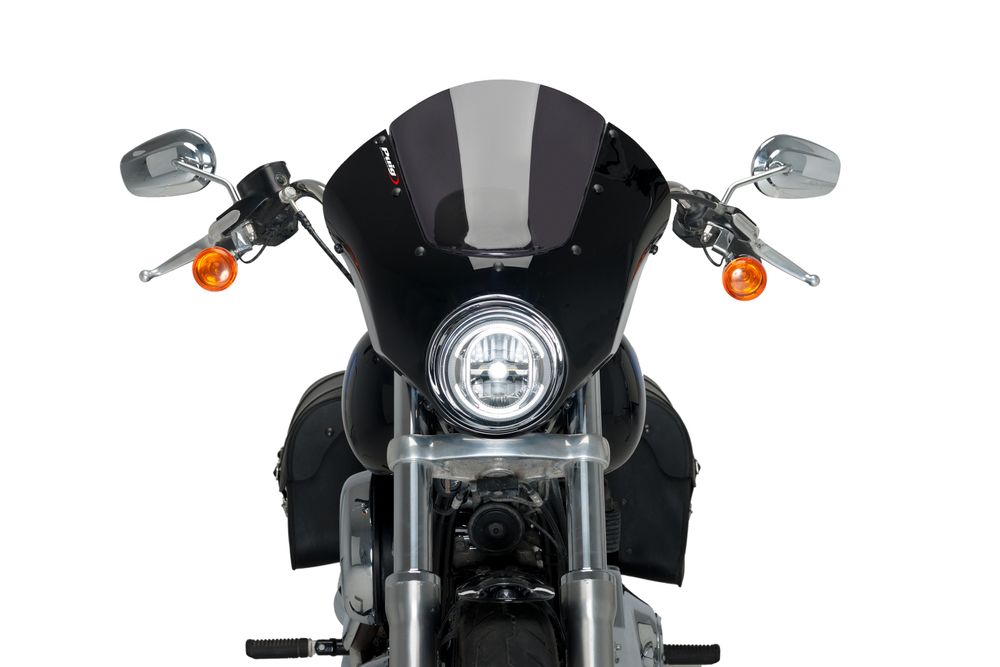 PUIG 21096F Dark Night  passend fuer HARLEY DAVIDSON SOFTAIL LOW RIDER FXLR Stark getönt