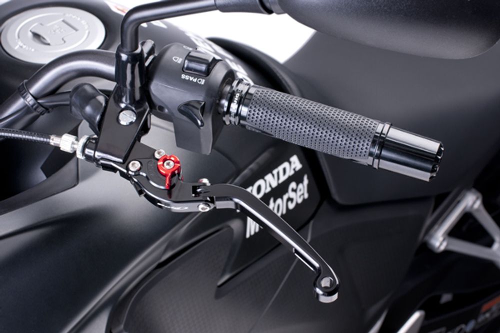 PUIG 210NR Hebel 3.0.  passend fuer KAWASAKI KLE500 Rot