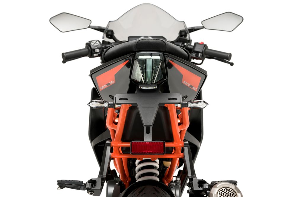 PUIG 21143N Kennzeichenhalters  passend fuer KTM RC125 Schwarz