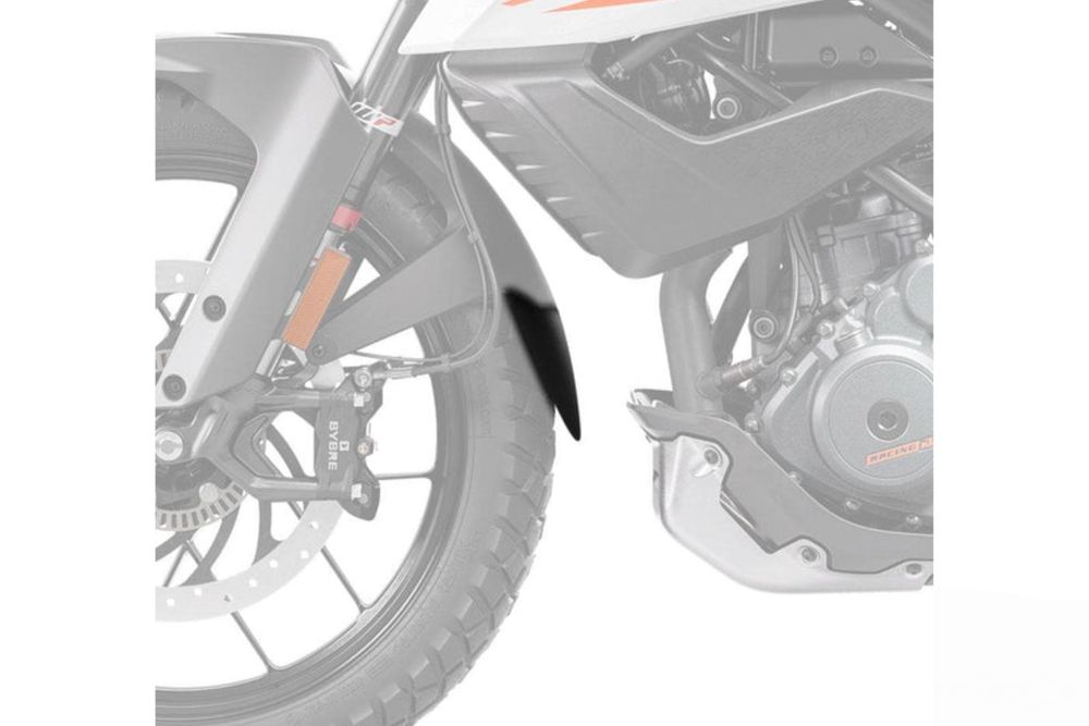PUIG 21168N Verlängerung des vorderen Schutzblechs  passend fuer KTM 390 ADVENTURE Schwarz