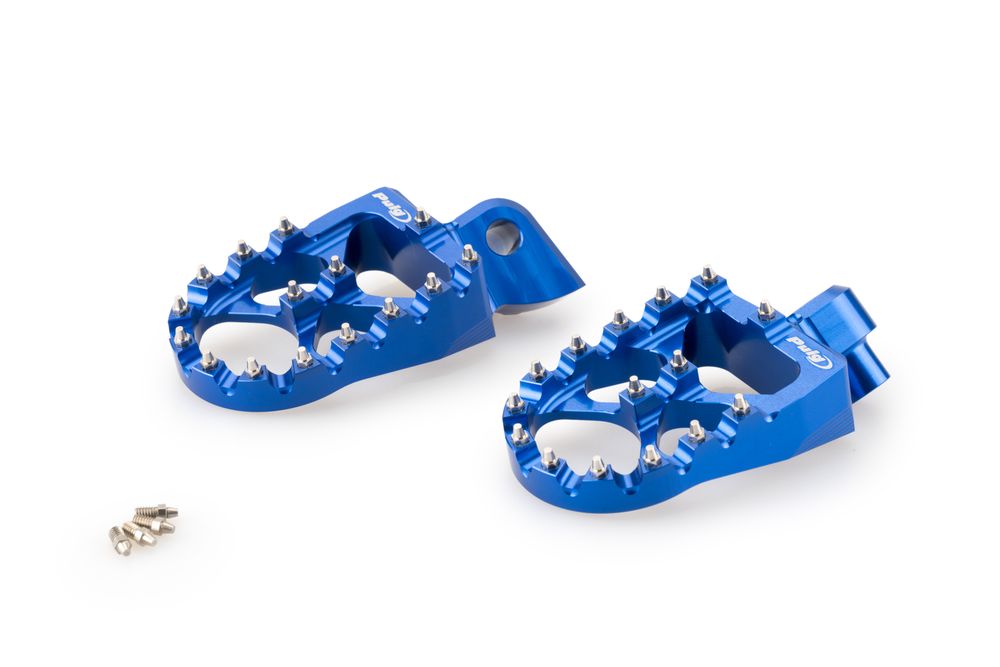 PUIG 21203A Fussrasten Off-Road  passend fuer YAMAHA TENERE 700 Blau