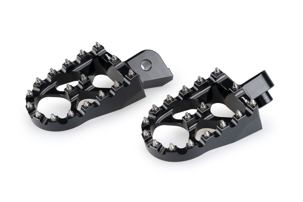 PUIG 21204N Fussrasten Off-Road  passend fuer YAMAHA XT1200Z SUPER TENERE Schwarz