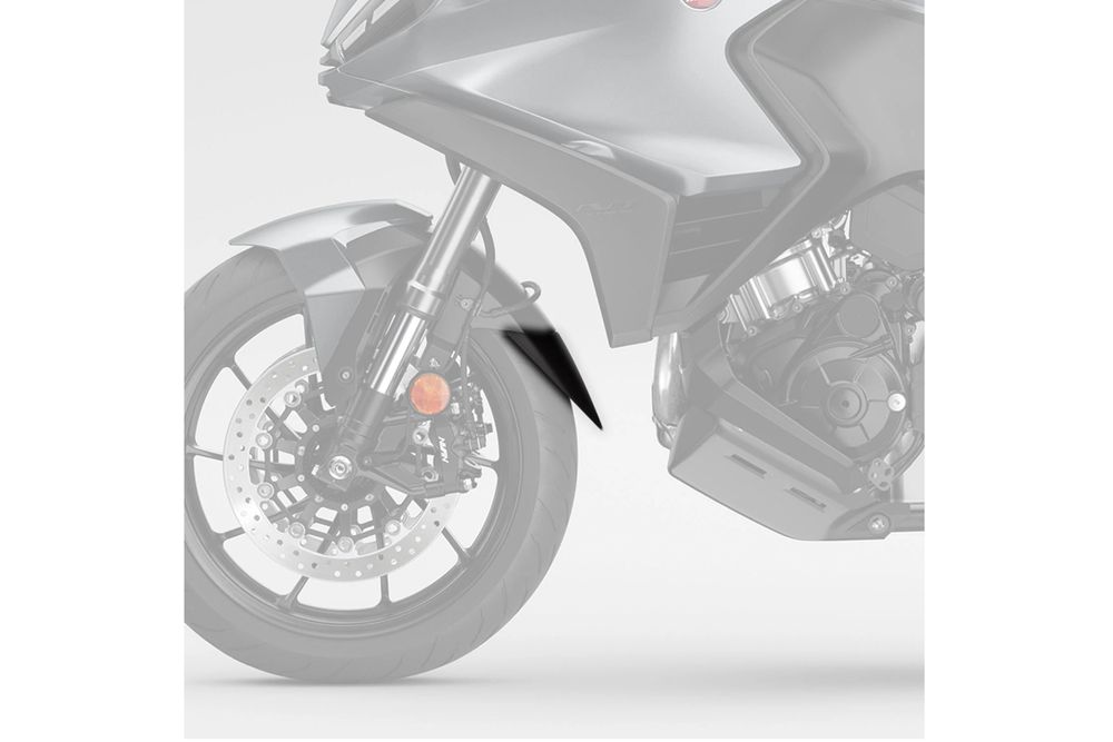 PUIG 21237N Verlängerung des vorderen Schutzblechs  passend fuer HONDA NT1100 Schwarz