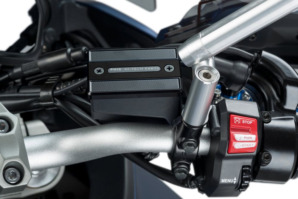 PUIG 9267N Vorderer Bremsflüssigkeitsbehälterdeckel  passend fuer YAMAHA FZ1 FAZER Schwarz