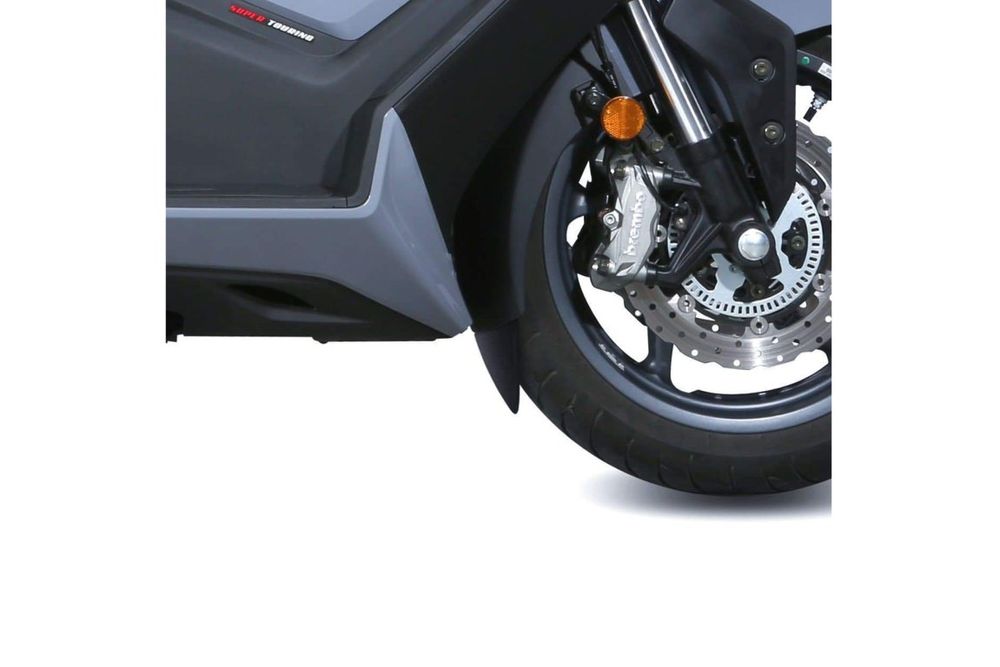 PUIG 3683N Verlängerung des vorderen Schutzblechs  passend fuer KYMCO AK550 Schwarz