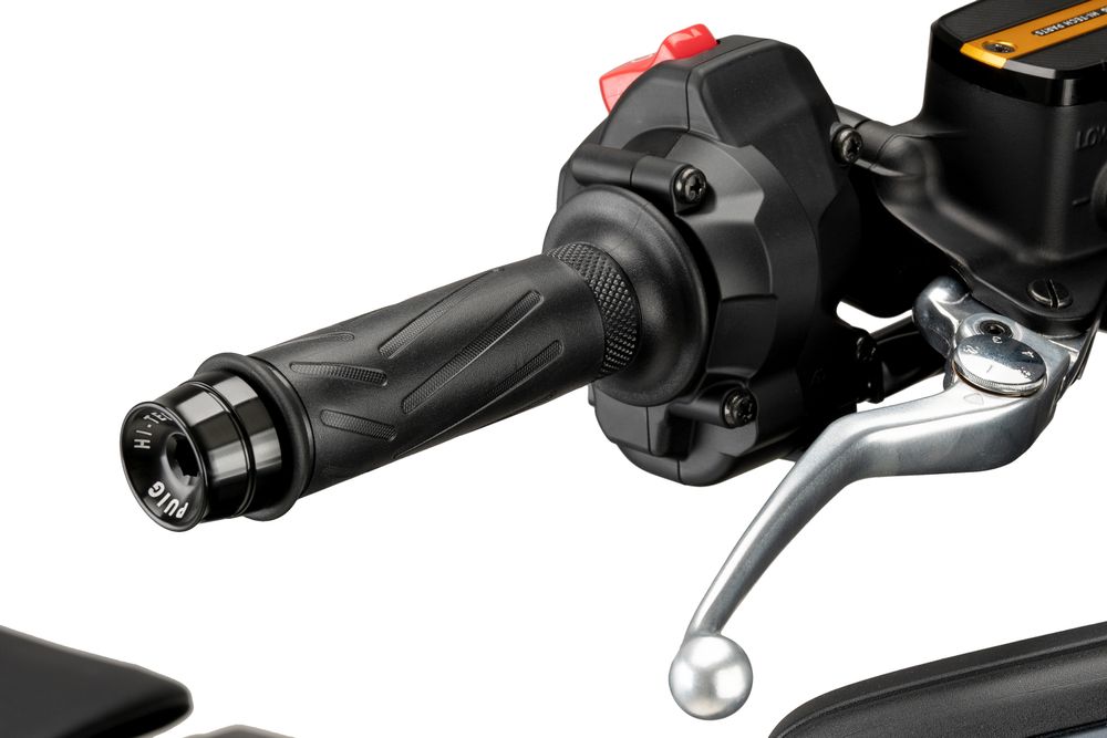 PUIG 21292N Lenkerenden Speed  passend fuer YAMAHA T-MAX 560 TECH MAX Schwarz