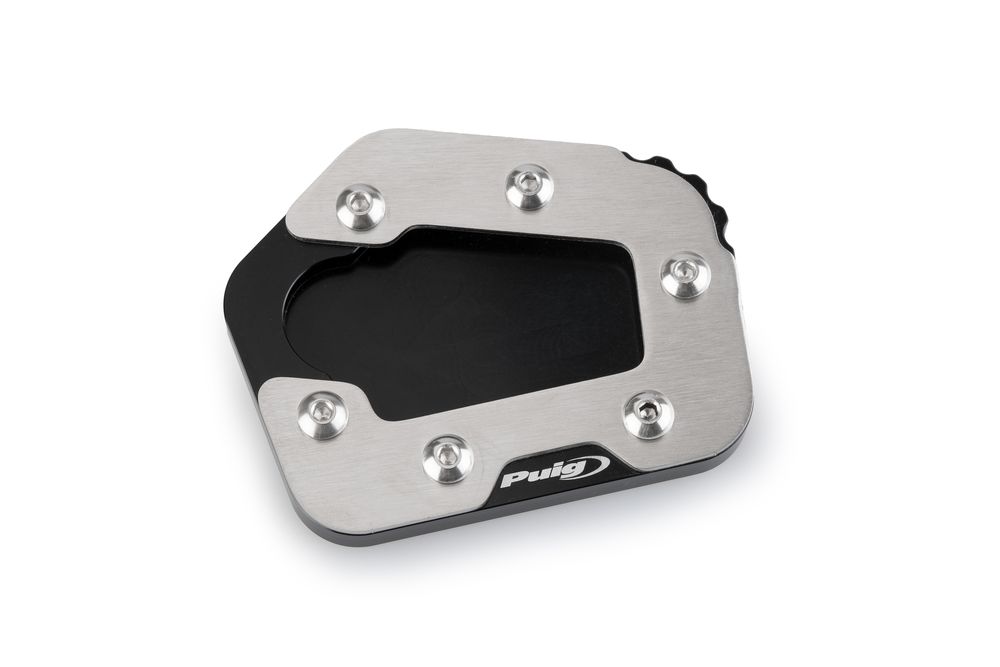 PUIG 21324N Fusstandverbreiterung mit Standardaufhängung  passend fuer TRIUMPH TIGER SPORT 660 Schwarz