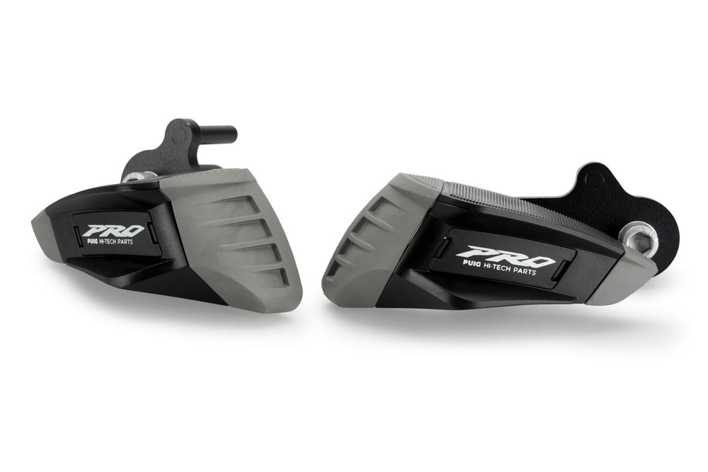 PUIG 21326N Sturzpads PRO 2.0  passend fuer YAMAHA MT-07 Schwarz