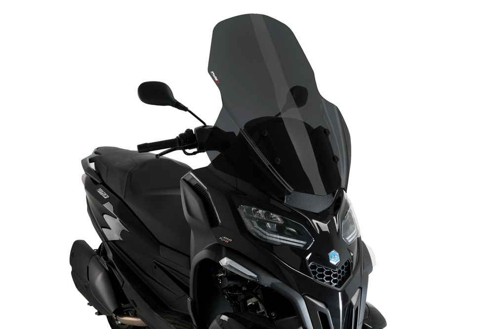 PUIG 21374F Windschutzscheibe V-Tech Line Touring  passend fuer PIAGGIO MP3 400 SPORT Stark getönt