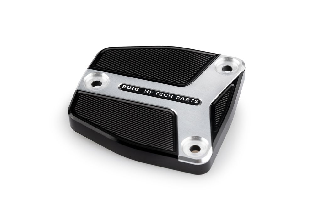 PUIG 21386P Vorderer Bremsflüssigkeitsbehälterdeckel  passend fuer HARLEY DAVIDSON SPORTSTER S RH1250S Silber
