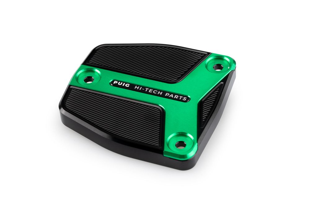 PUIG 21386V Vorderer Bremsflüssigkeitsbehälterdeckel  passend fuer HARLEY DAVIDSON SPORTSTER S RH1250S Grün