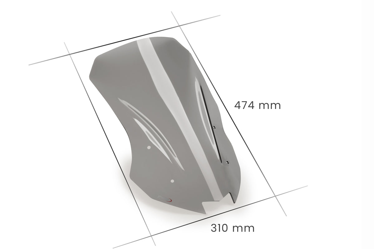 PUIG 21393H Tourenscheibe  passend fuer KAWASAKI KLR 650 Getönt