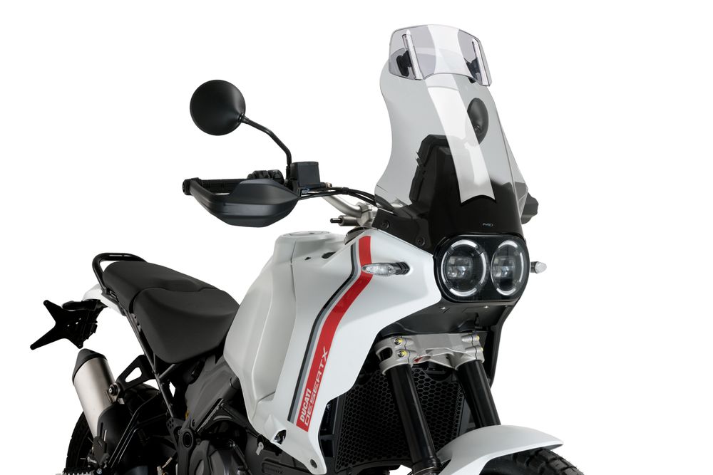 PUIG 21438H Tourenscheibe mit Spoilerscheibe  passend fuer DUCATI DESERT X Getönt