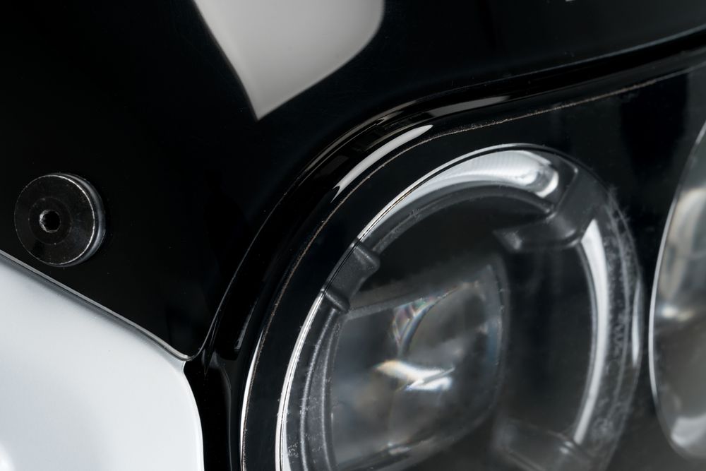 PUIG 21439W Scheinwerferschutz Adhere  passend fuer DUCATI DESERT X Transparent