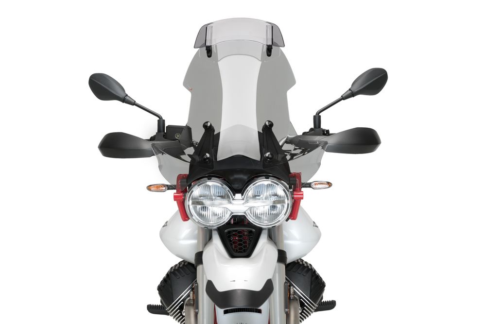 PUIG 21442H Tourenscheibe mit Spoilerscheibe  passend fuer MOTO GUZZI V85TT 850 Getönt