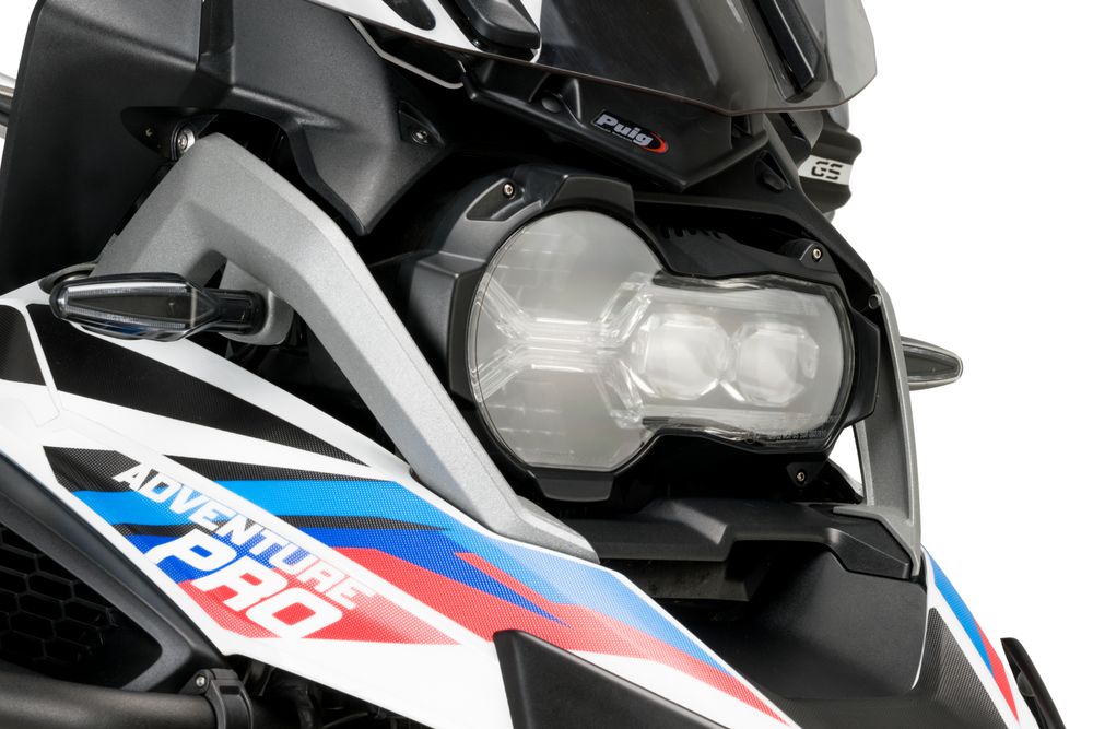 PUIG 21445W Scheinwerferschutz Adhere  passend fuer BMW R1250GS Transparent
