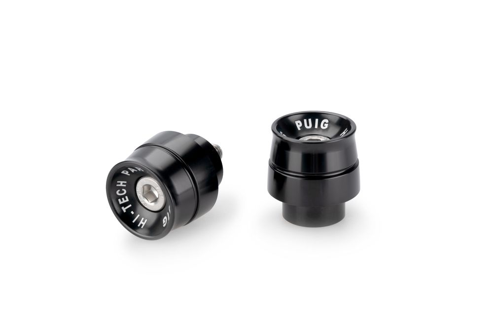 PUIG 21450N Lenkerenden Speed  passend fuer YAMAHA MT-07 TRACER Schwarz