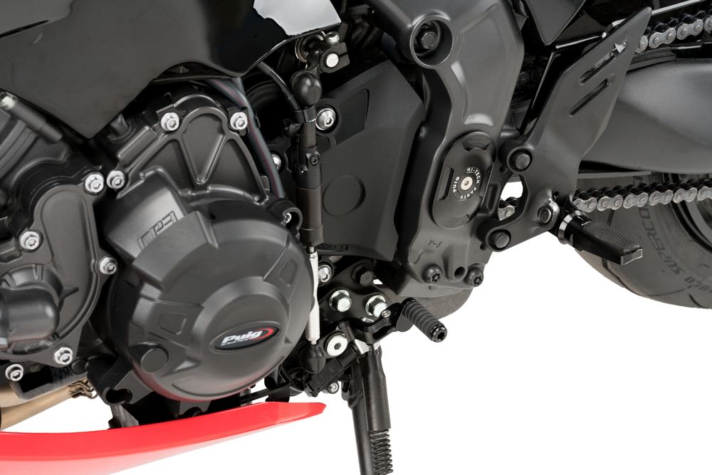 PUIG 21469N Verstellbares Gangschaltpedal  passend fuer YAMAHA MT-09 SP Schwarz