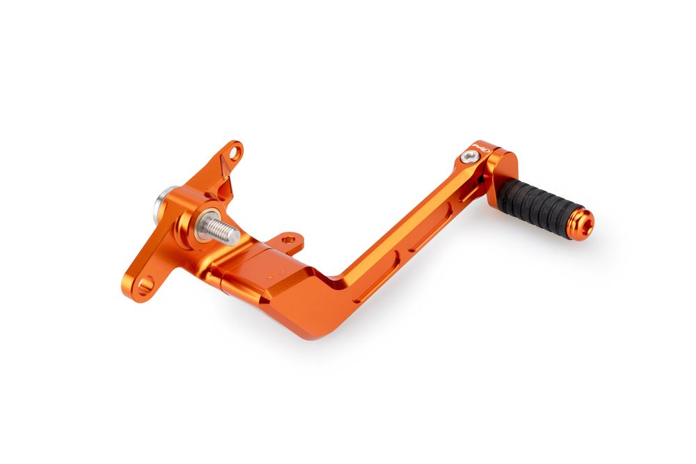 PUIG 21470T Verstellbares Bremsfusspedal  passend fuer YAMAHA MT-09 SP Orange