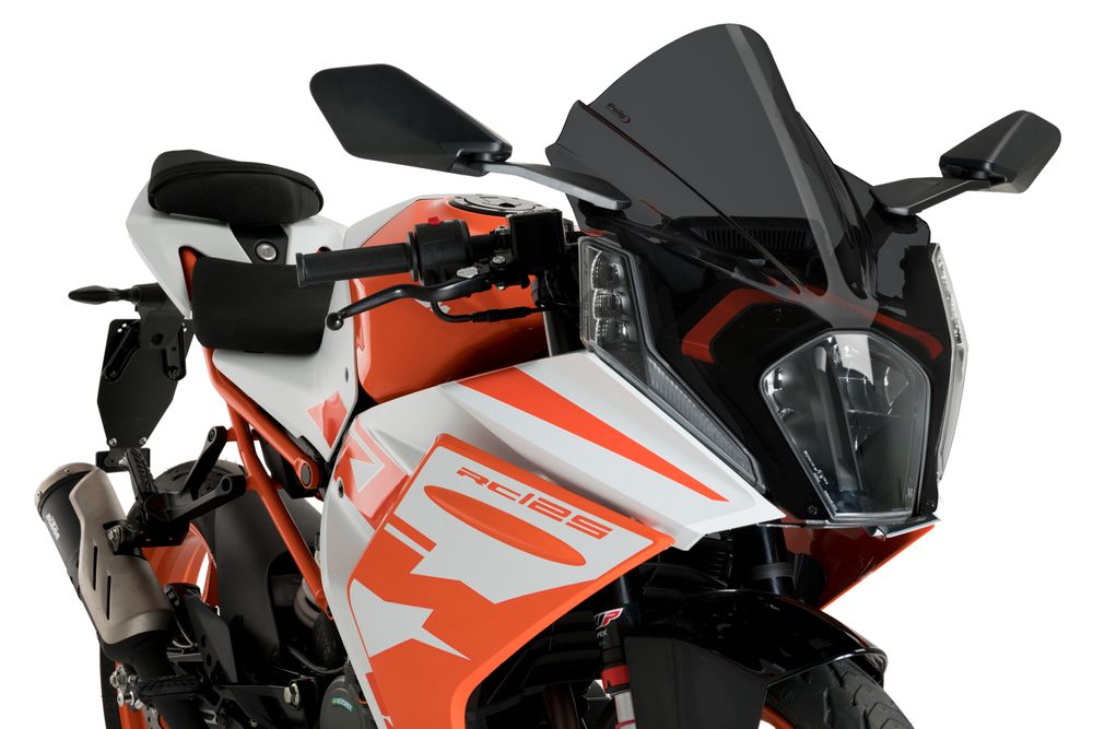 PUIG 21476F Z-Racing Scheibe  passend fuer KTM RC125 Stark getönt