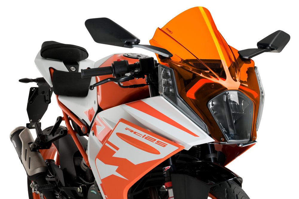 PUIG 21476T Z-Racing Scheibe  passend fuer KTM RC125 Orange