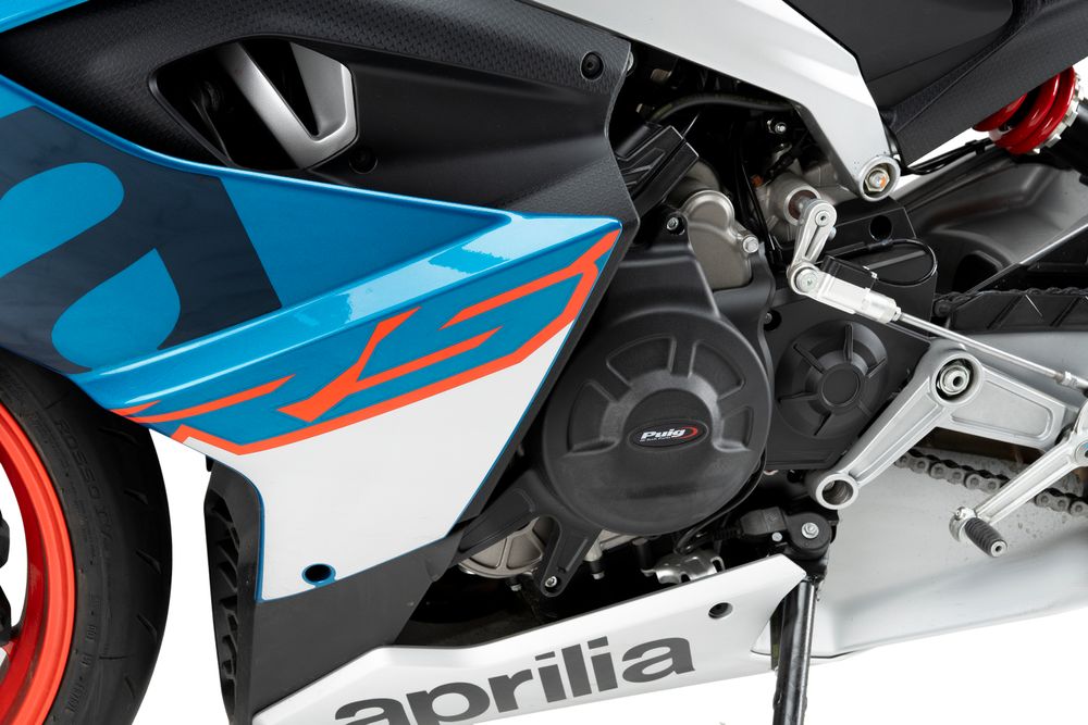 PUIG 21500N Motorschutzhauben Track für Championship  passend fuer APRILIA RS 660 Schwarz