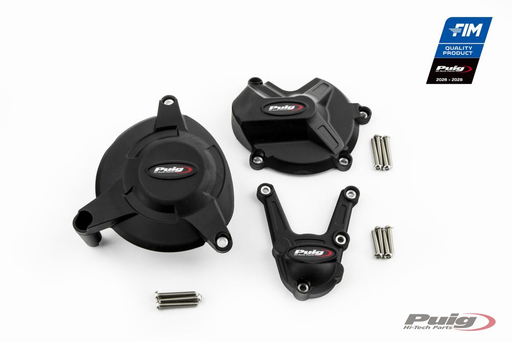 PUIG 21501N Motorschutzhauben Track für Championship  passend fuer BMW S1000R Schwarz