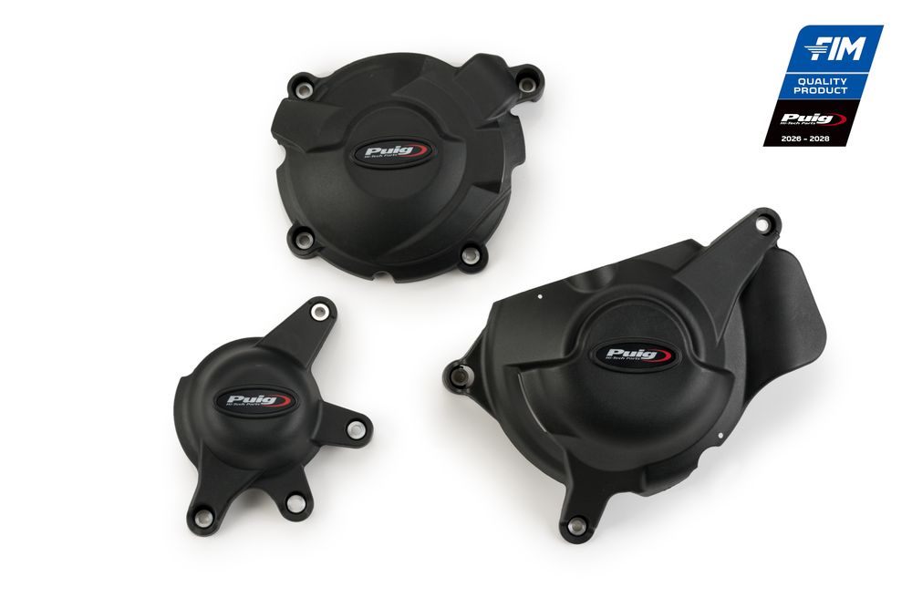 PUIG 21510N Motorschutzhauben Track für Championship  passend fuer HONDA CBR1000RR FIREBLADE SP Schwarz