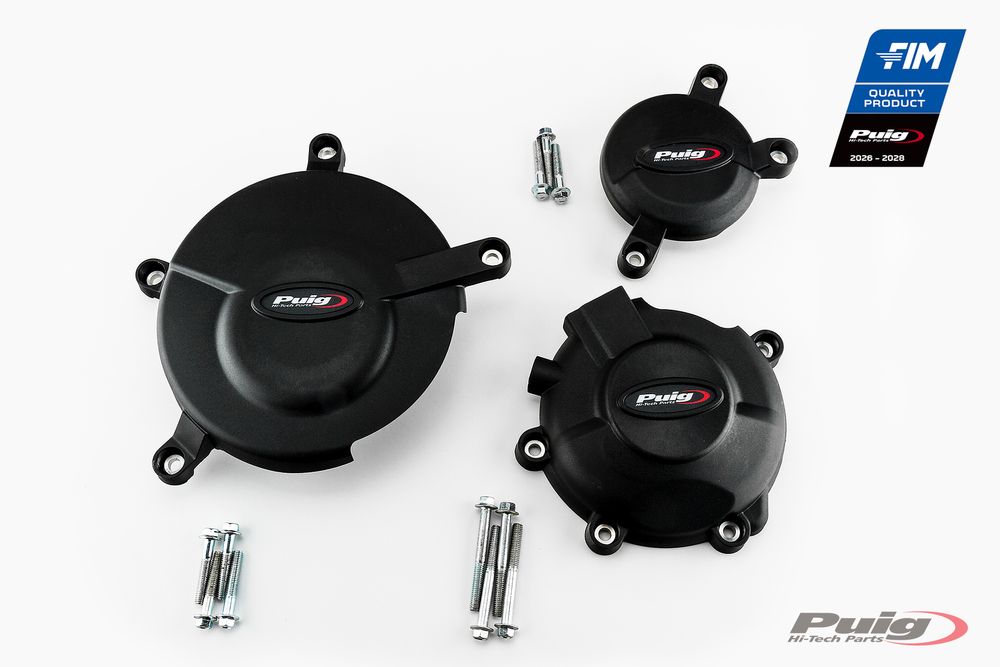PUIG 21515N Motorschutzhauben Track für Championship  passend fuer SUZUKI GSX-R600 Schwarz