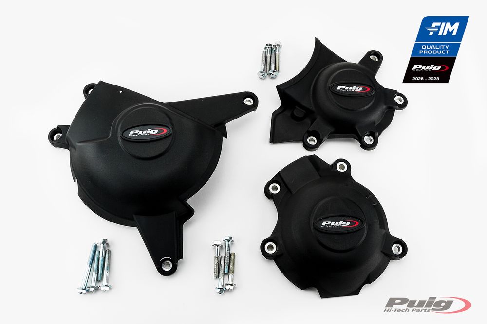PUIG 21517N Motorschutzhauben Track für Championship  passend fuer SUZUKI GSX-R1000 Schwarz